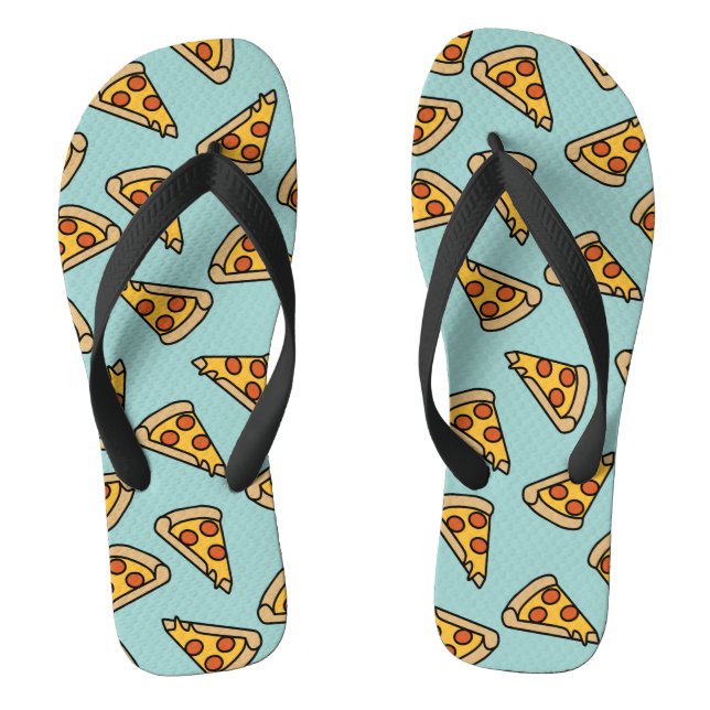 Tongs Fun Pepperoni Pizza Flip Flops (Semelle)