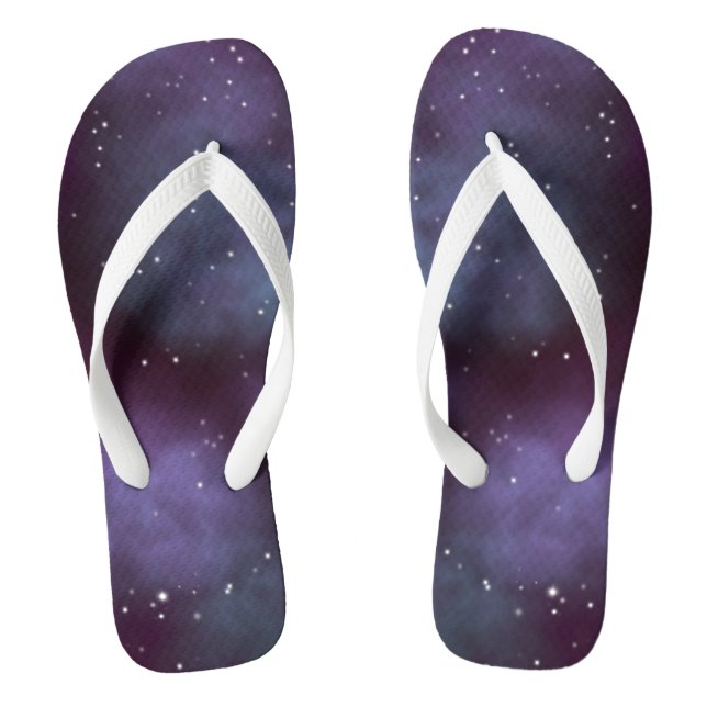 Tongs Galaxie mystique de Violet Dusty (Semelle)
