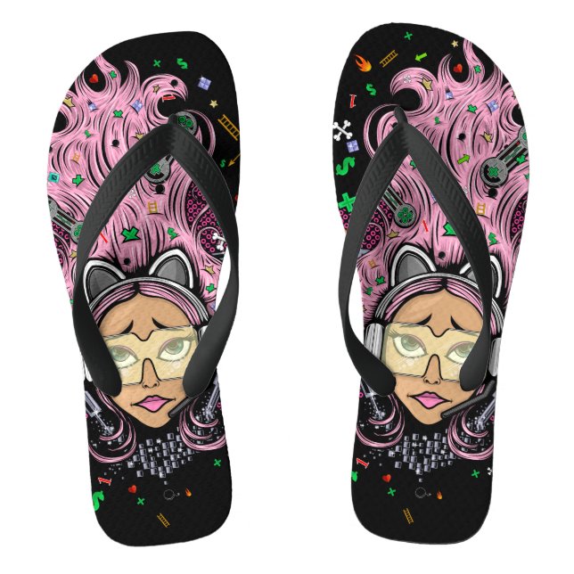Tongs Gamer fille (Semelle)