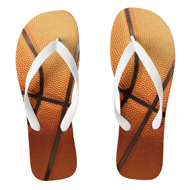 Tongs Grand Basket-Ball Orange, Flip Flops (Semelle)