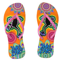 Grenouille chaude psychédélique de Boho