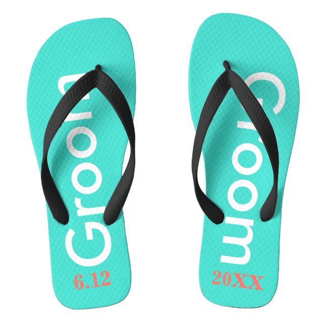 Tongs Groom Turquoise (Semelle)
