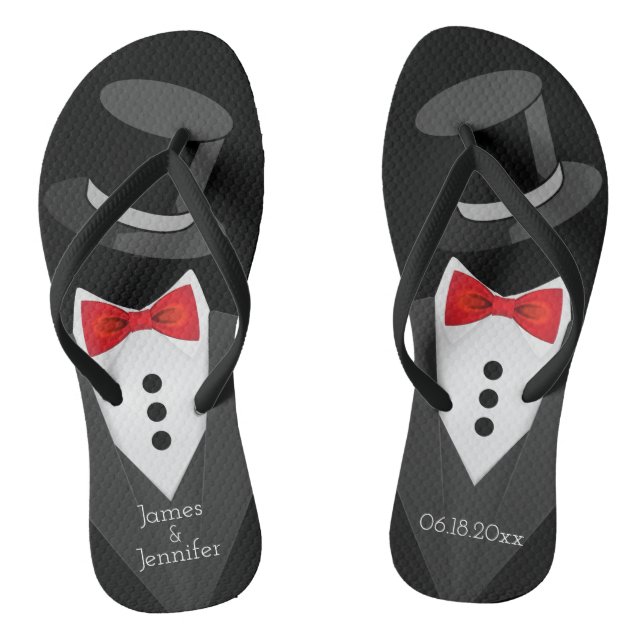 Tongs Groom Tuxedo Custom (Semelle)