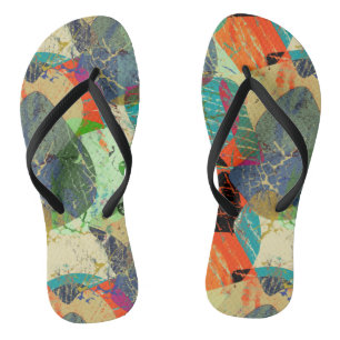 Tongs Grunge abstrait