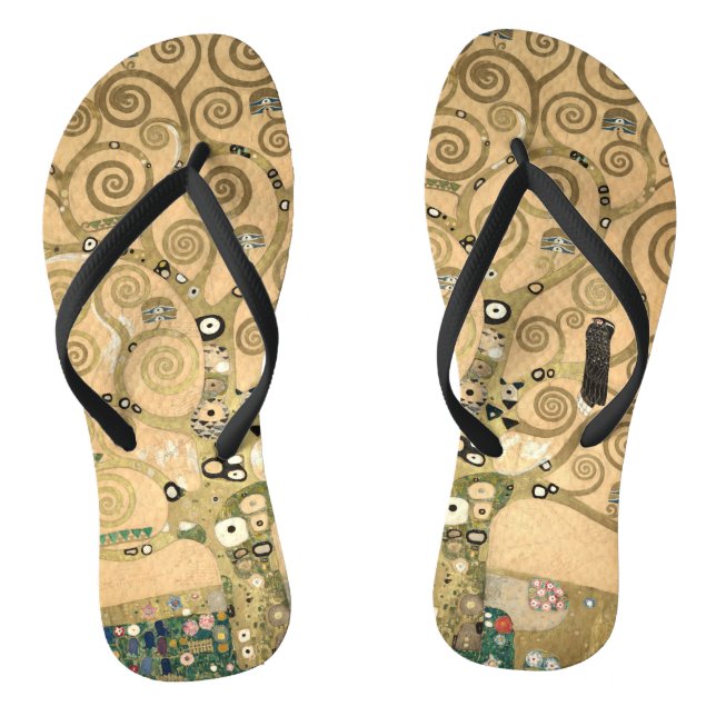 Tongs Gustav Klimt - L'Arbre de Vie, La Frieze Stoclet (Semelle)