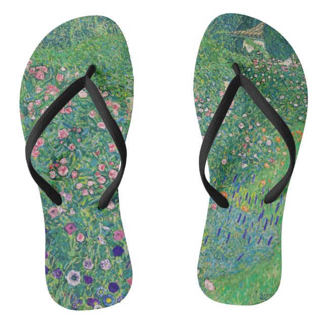 Tongs Gustav Klimt - Paysage du jardin italien (Semelle)