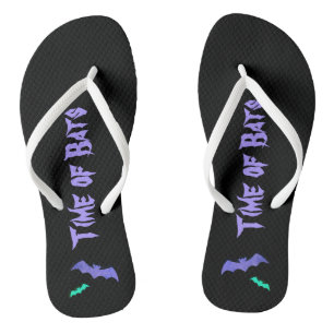 Tongs Heure des chauves-souris - Purple & Turquoise Pop 