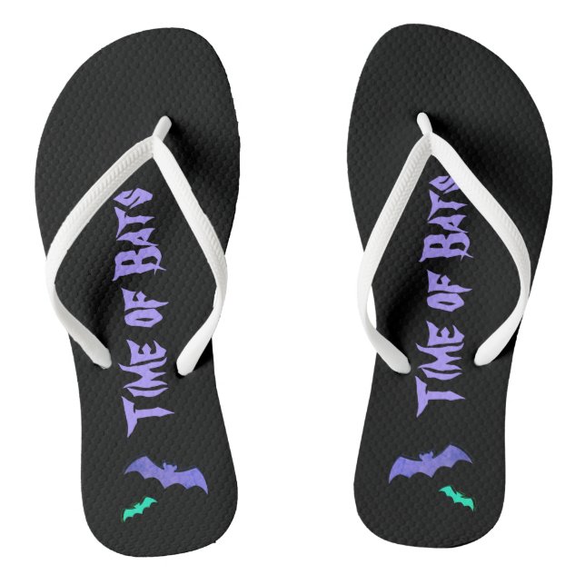 Tongs Heure des chauves-souris - Purple & Turquoise Pop  (Semelle)