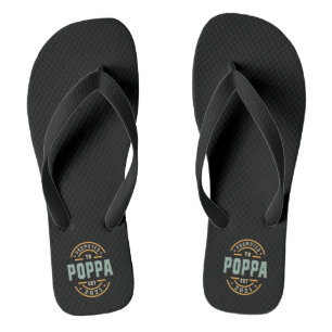 Tongs Hommes Promus À Poppa Est. 2021 - Papa Grand-Père 