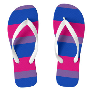 Tongs HORIZONTAL RAYÉ de FIERTÉ BISEXUELLE - 2014