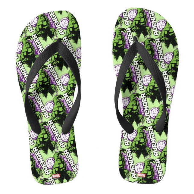 Tongs Hulk Incroyable Vengeur (Semelle)