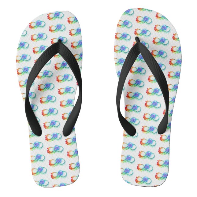 Tongs Infinity avec Rainbow Jellyfish (Semelle)