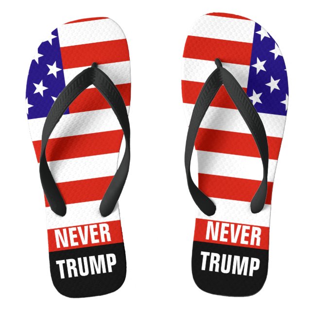 Tongs JAMAIS TRUMP Pour Président 2016 (Semelle)