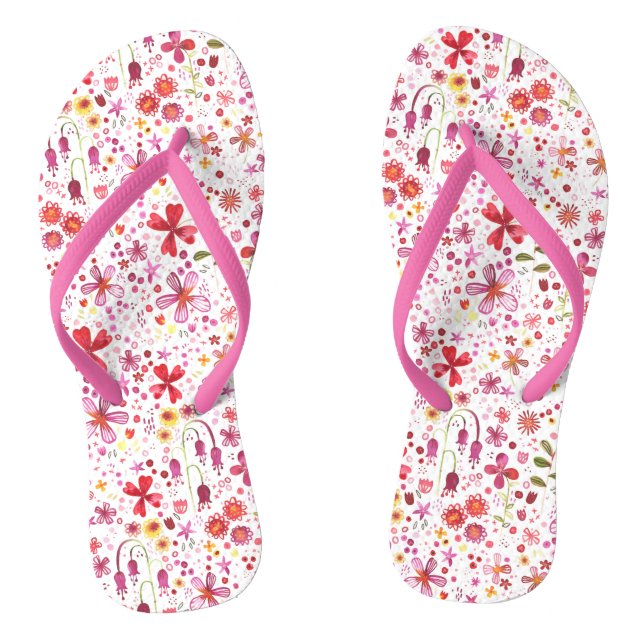 Tongs Jardin aux fleurs sauvages (Semelle)