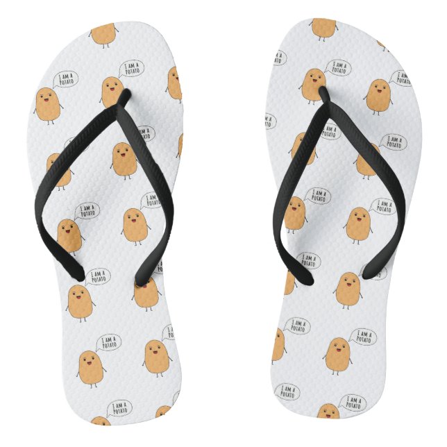 Tongs Je suis une pomme de terre (Semelle)