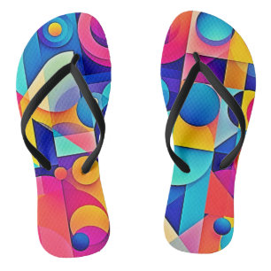 Tongs Jeu de Formes Vibrantes