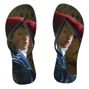 Tongs Johannes Vermeer - Fille avec un clin de fenêtre C