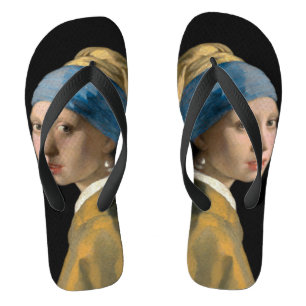 Tongs Johannes Vermeer - Fille avec une oreille perle