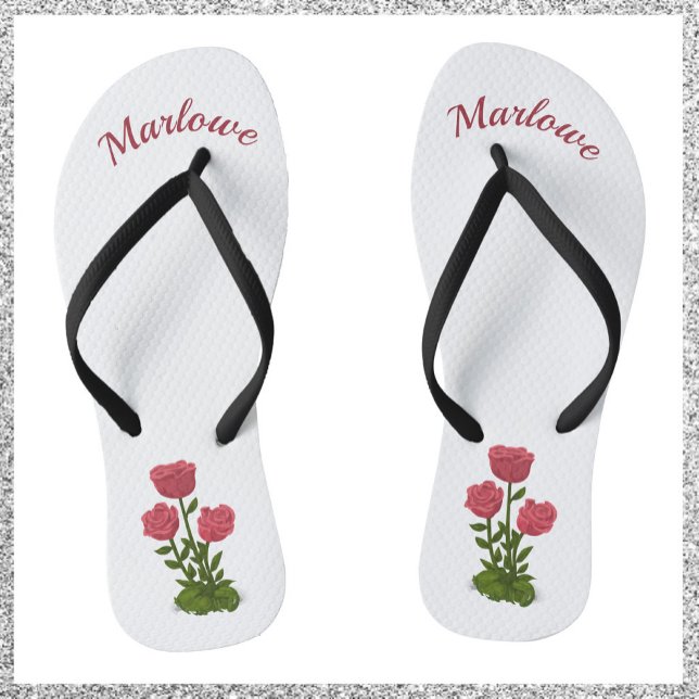Tongs Joli et élégant Rose (Créateur téléchargé)