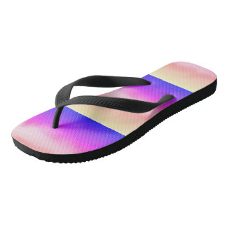 Tongs Joli JAUNE PUPLE Femme Moderne Flip Flops