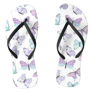Tongs Joli Motif papillon