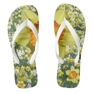 Tongs jonquins jaunes