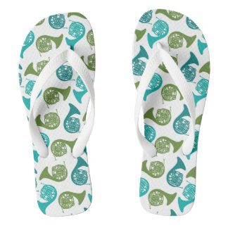 Tongs Joueur de la Corne Française Cadeau d'instrument d