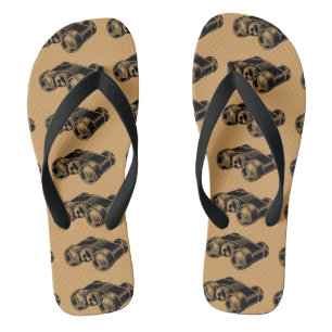 Tongs Jumelles Illustration Vintage Flip Flop