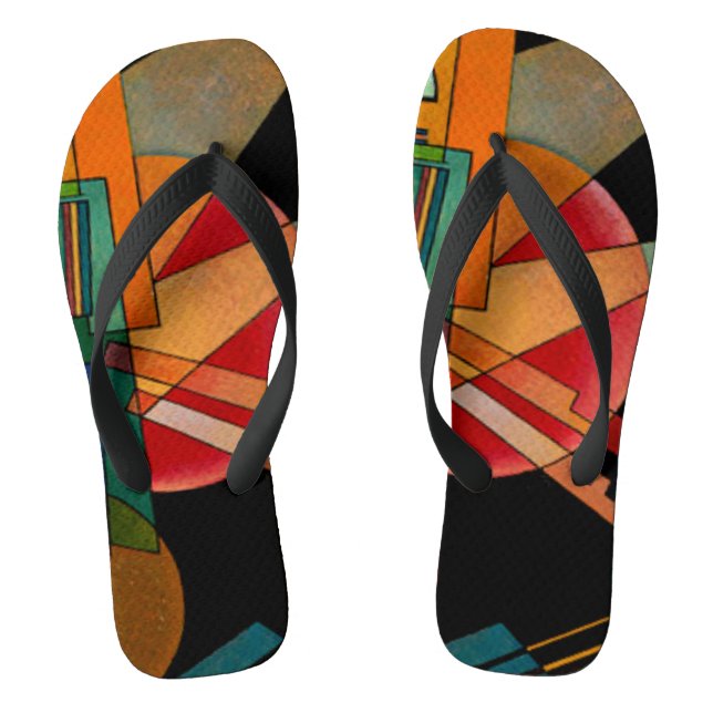 Tongs Kandinsky - Interprétation Abstraite (Semelle)