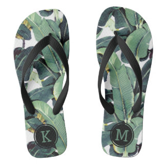 Tongs La banane de monogramme laisse des bascules
