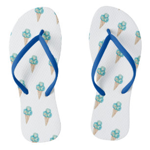 Tongs La crème glacée fête d'été