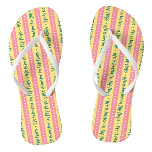 Tongs "La vie est meilleure en tongs" Tournes