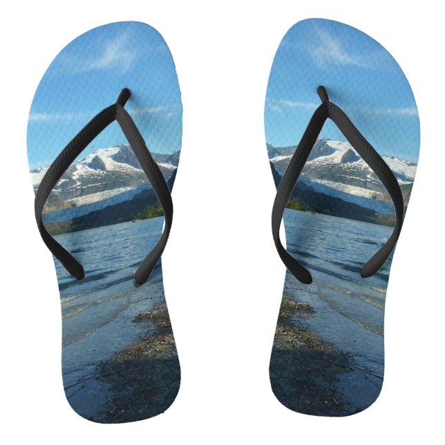 Tongs Lac Mendenhall dans Juneau Paysage de l'Alaska (Semelle)