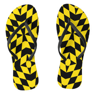 Tongs Lanières minces pour adultes avec drapeau de Munic