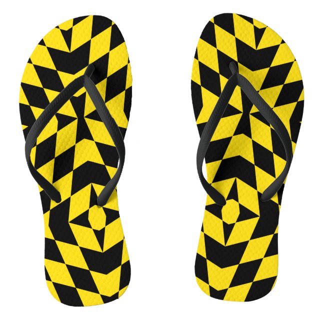 Tongs Lanières minces pour adultes avec drapeau de Munic (Semelle)