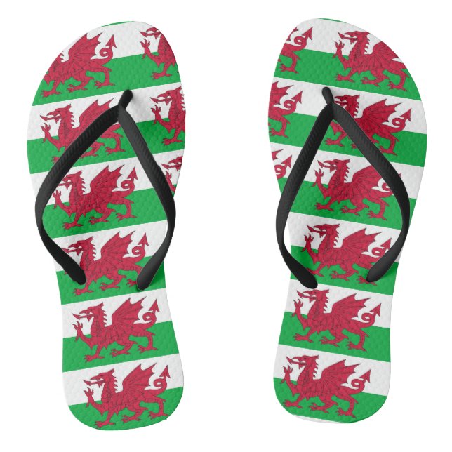Tongs Lanières minces pour adultes avec drapeau du Pays  (Semelle)
