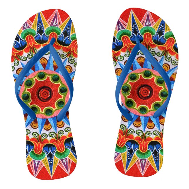 Tongs L'art costaricain Oxcartwheel (Semelle)
