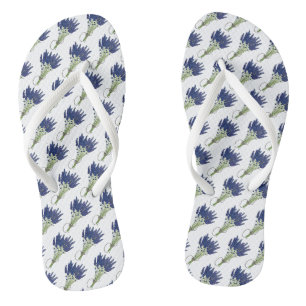 Tongs Lavandula Lavender Bouquet Floral Impression viole
