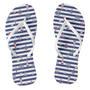 Tongs Le Motif De La Mer