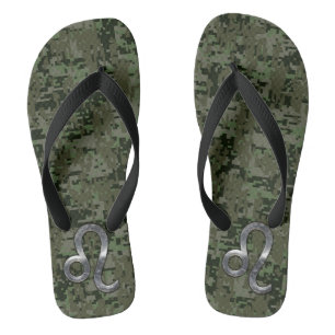 Tongs Léo Zodiac Connexion Olive Green Camo numérique