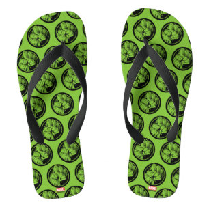 Tongs Logo du poing de Hulk des Avengers
