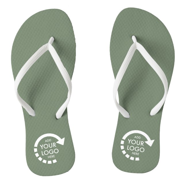 Tongs Logo personnalisé Personnel de l'entreprise | Sage (Semelle)