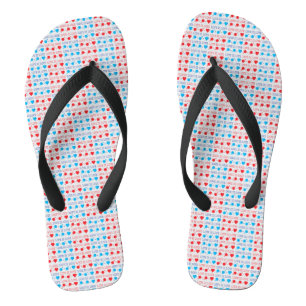 Tongs LOVE est une citation LOVE en rouge et bleu