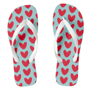 Tongs Love Heart Flip Flops Plage Chaussures