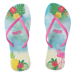 Tongs Luau Thème Tropical