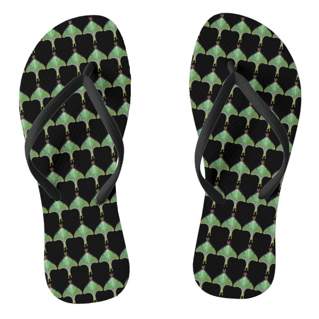 Tongs Luna Moth Abstrait Animal Flip Flops (Semelle)