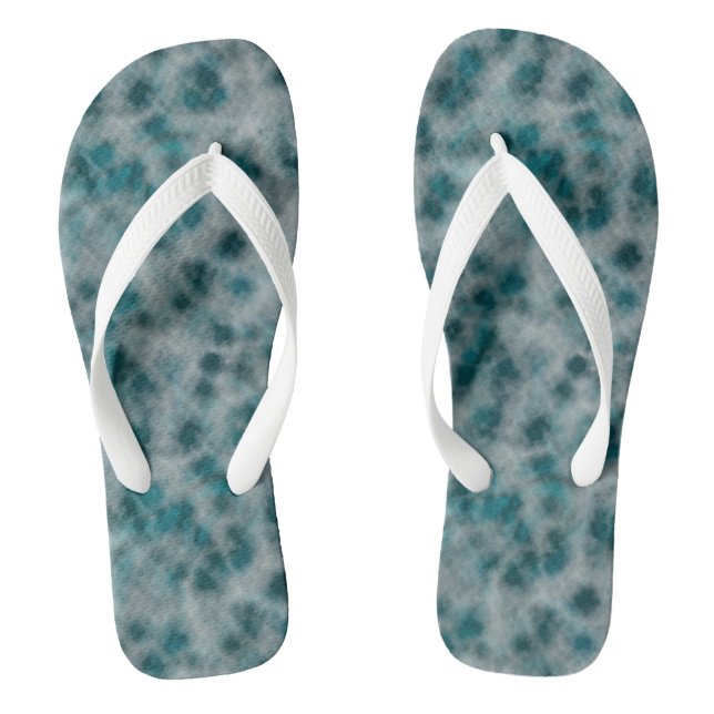 Tongs Marbre turquoise Abstrait (Semelle)