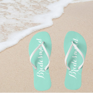 Tongs Mariage Bridesmaid Seafoam tendance