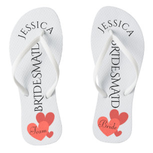 Tongs Mariage de Bridesmaid Beach   Épouse d'équipe