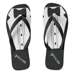 Tongs Mariage de plage de mariés des bascules